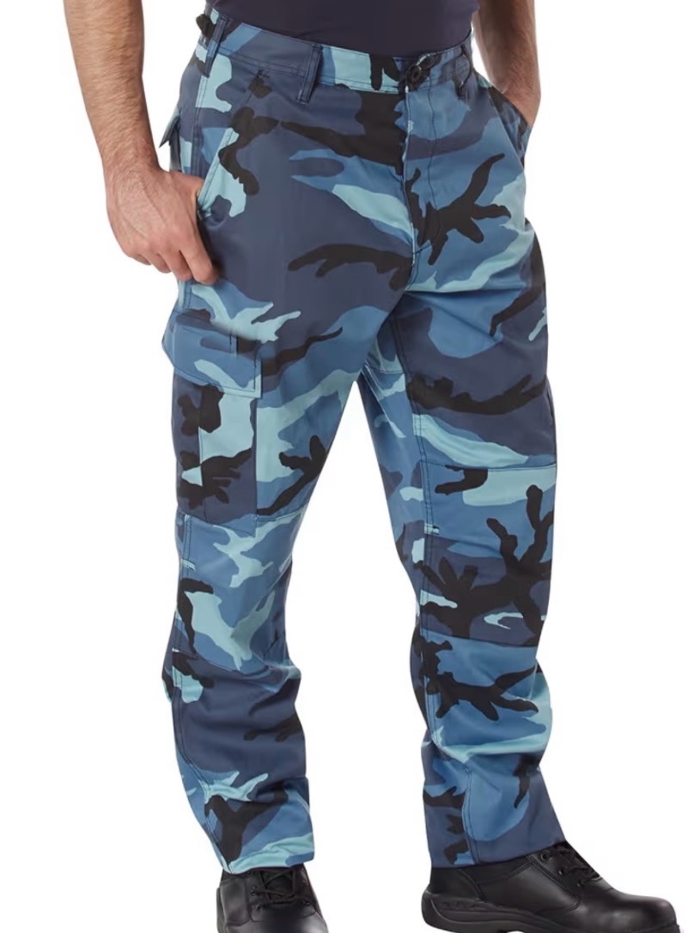 Rothco BUD Sz 30 Tactical Utility Camo Blue Relaxed Outdoor Hunting Pants